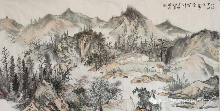 【書(shū)畫(huà)慶陽(yáng)】本期聚焦：李鳳翔山水畫(huà)作品鑒賞