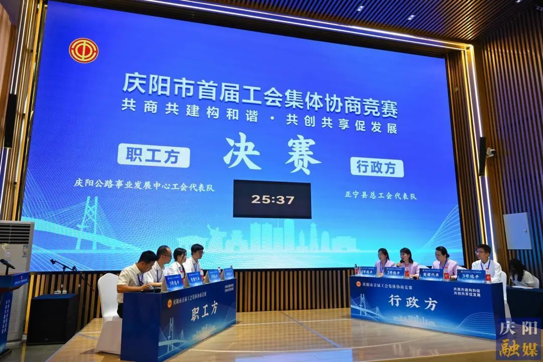 正寧縣總工會代表隊榮獲一等獎！慶陽市首屆工會集體協(xié)商競賽圓滿落幕