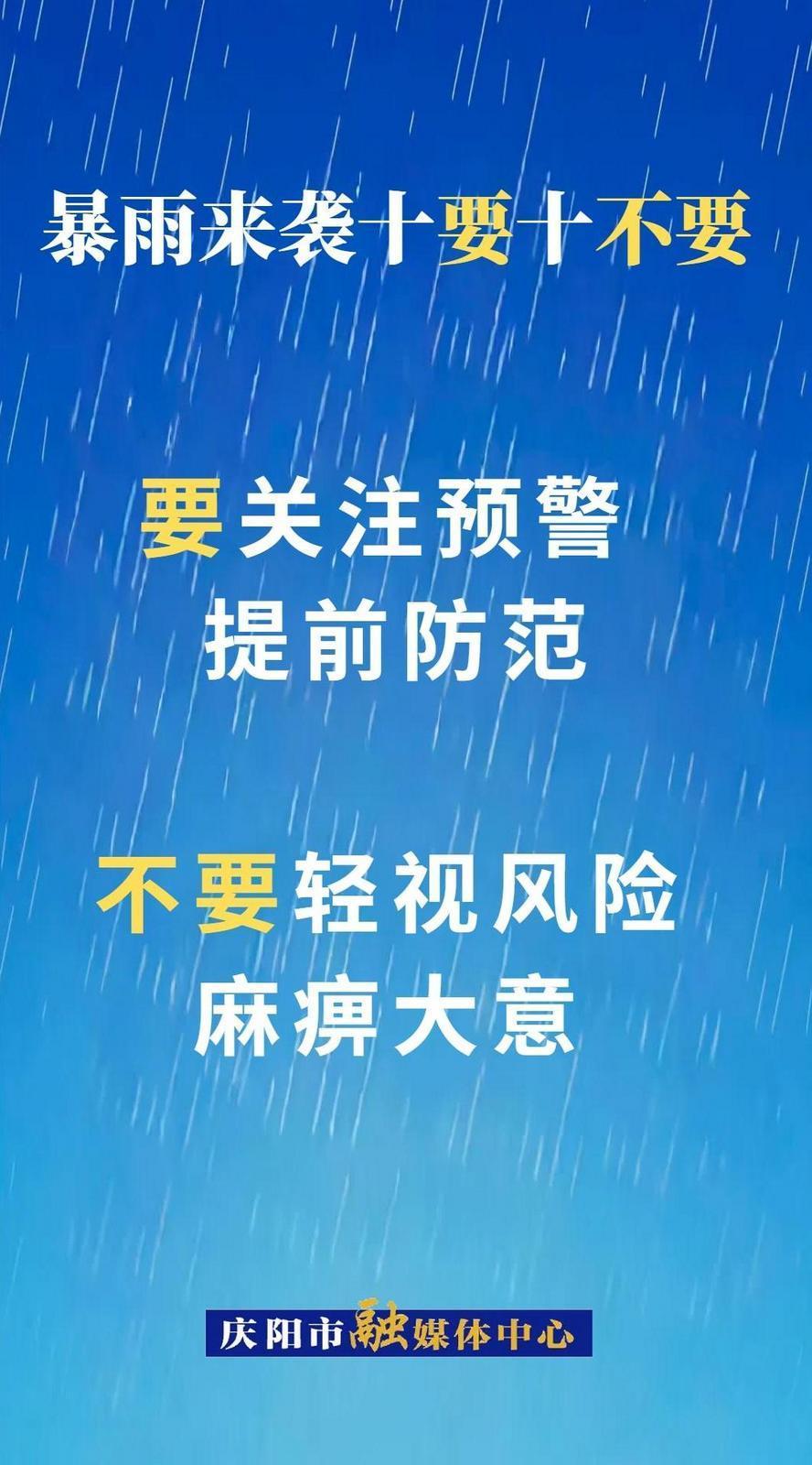 微海報︱暴雨來襲十要十不要①