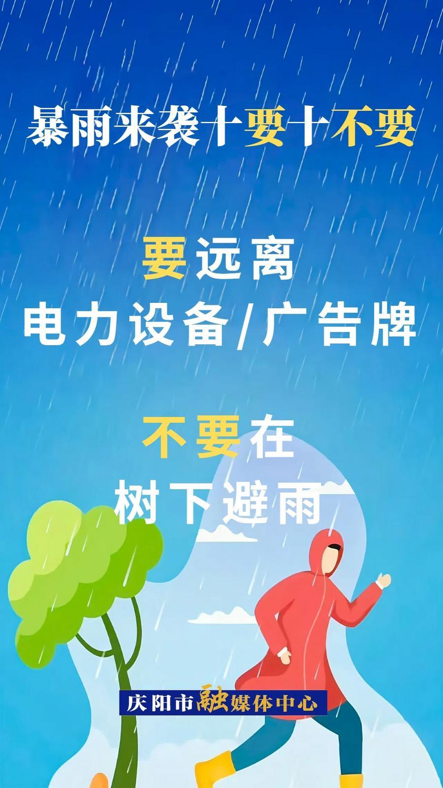 微海報(bào)︱暴雨來襲十要十不要⑤