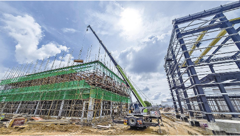 【攝影報道】慶陽寰泰年產(chǎn)2萬立方米釩電解液及3000噸高純原料生產(chǎn)線項目建設現(xiàn)場