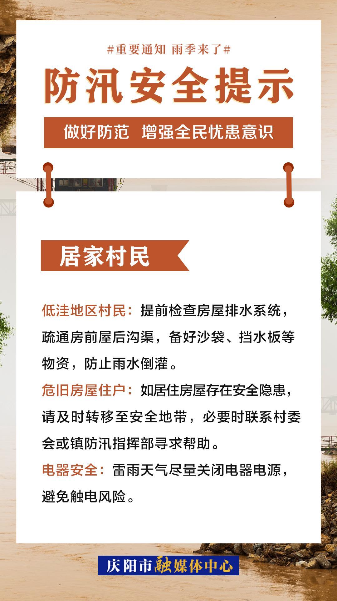 【微海報(bào)】防汛避險(xiǎn)！請收藏這份安全錦囊！