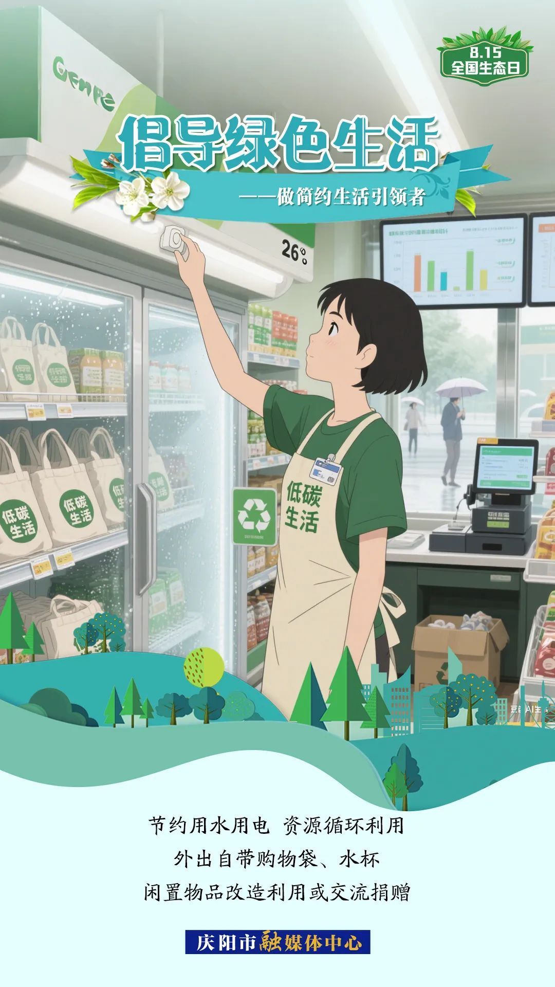 全國生態(tài)日丨綠水青山就是金山銀山，一起行動起來