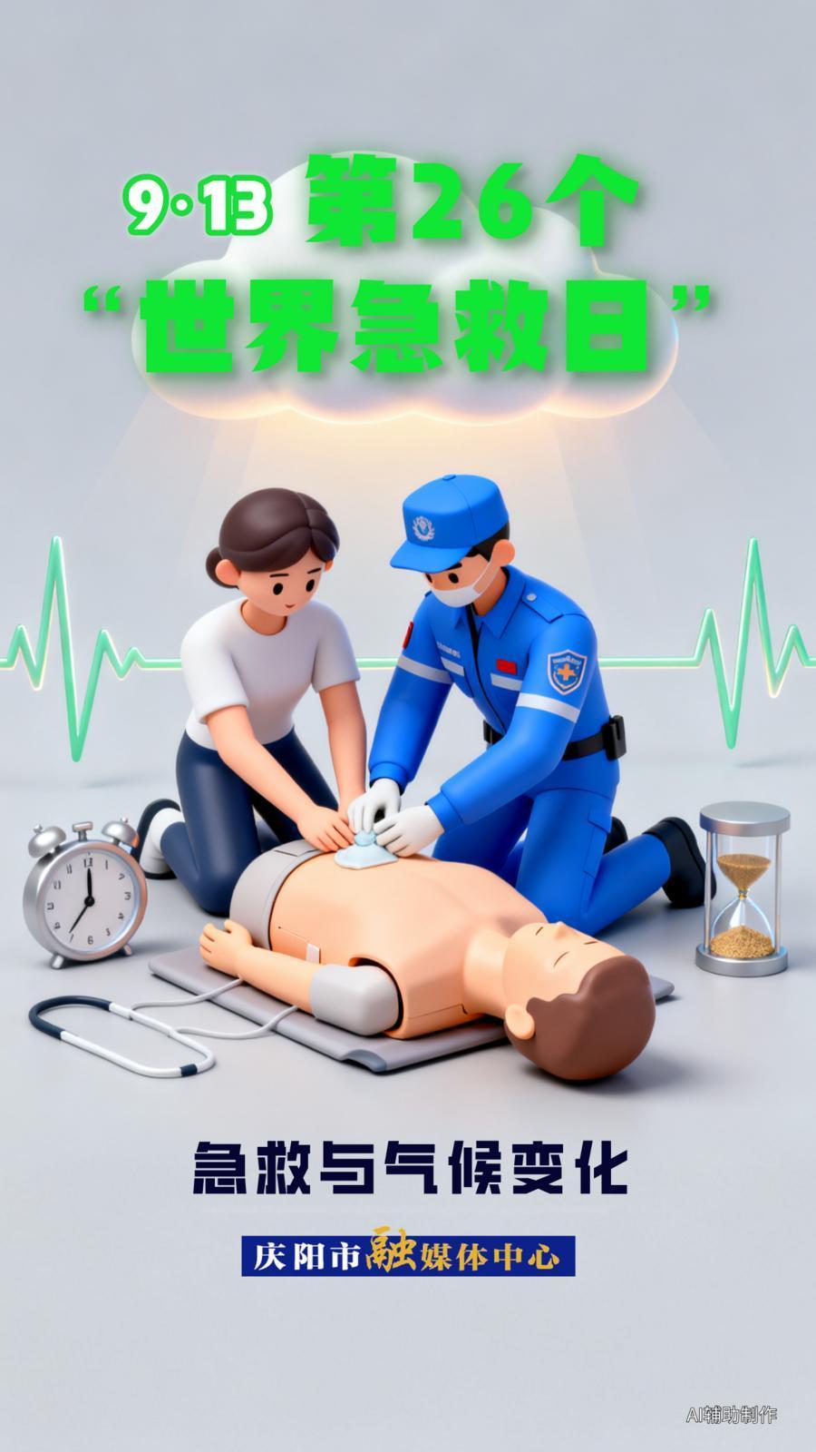 【微海報(bào)】世界急救日丨急救與氣候變化