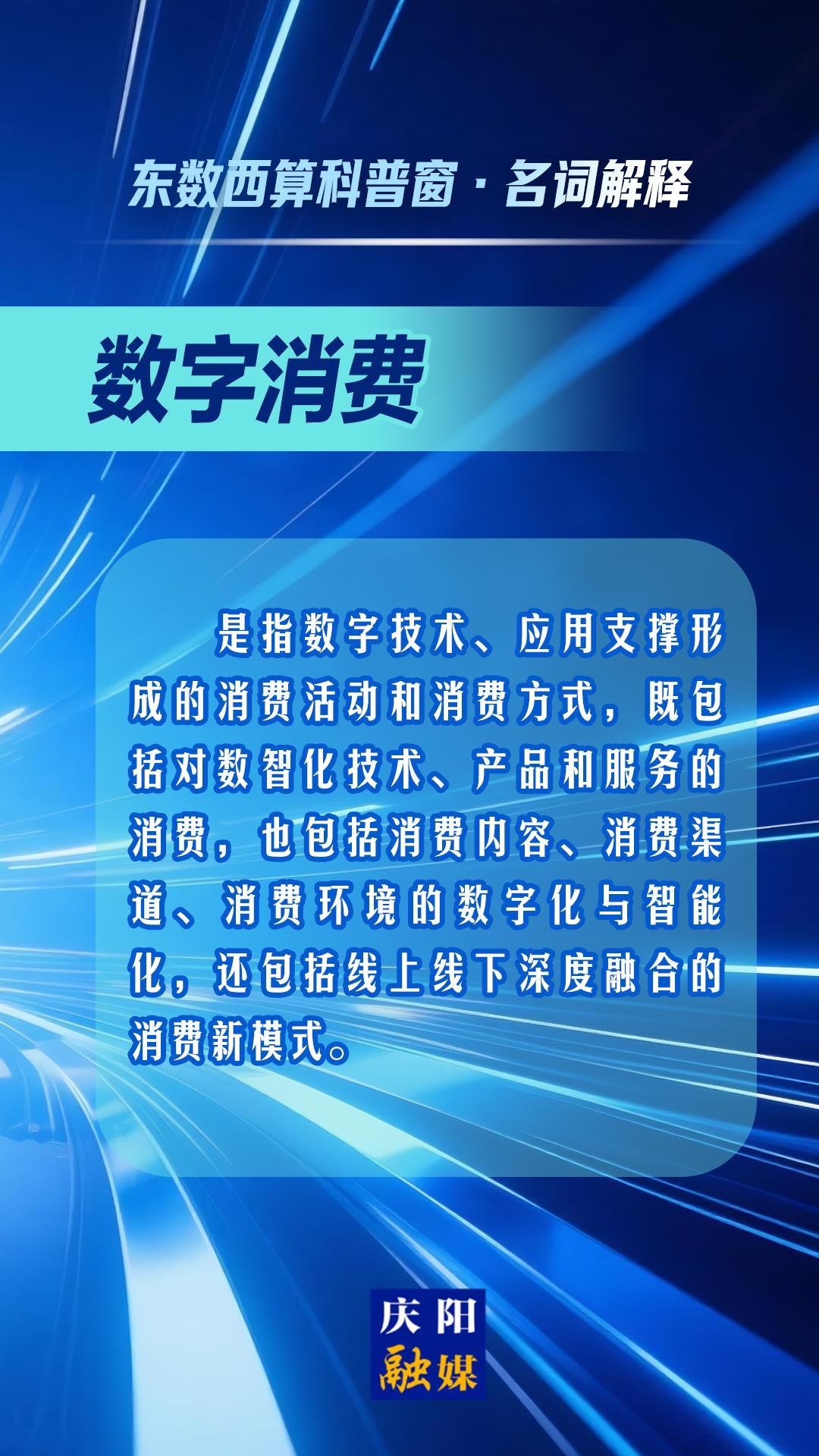 東數(shù)西算科普窗·名詞解釋丨數(shù)字消費(fèi)