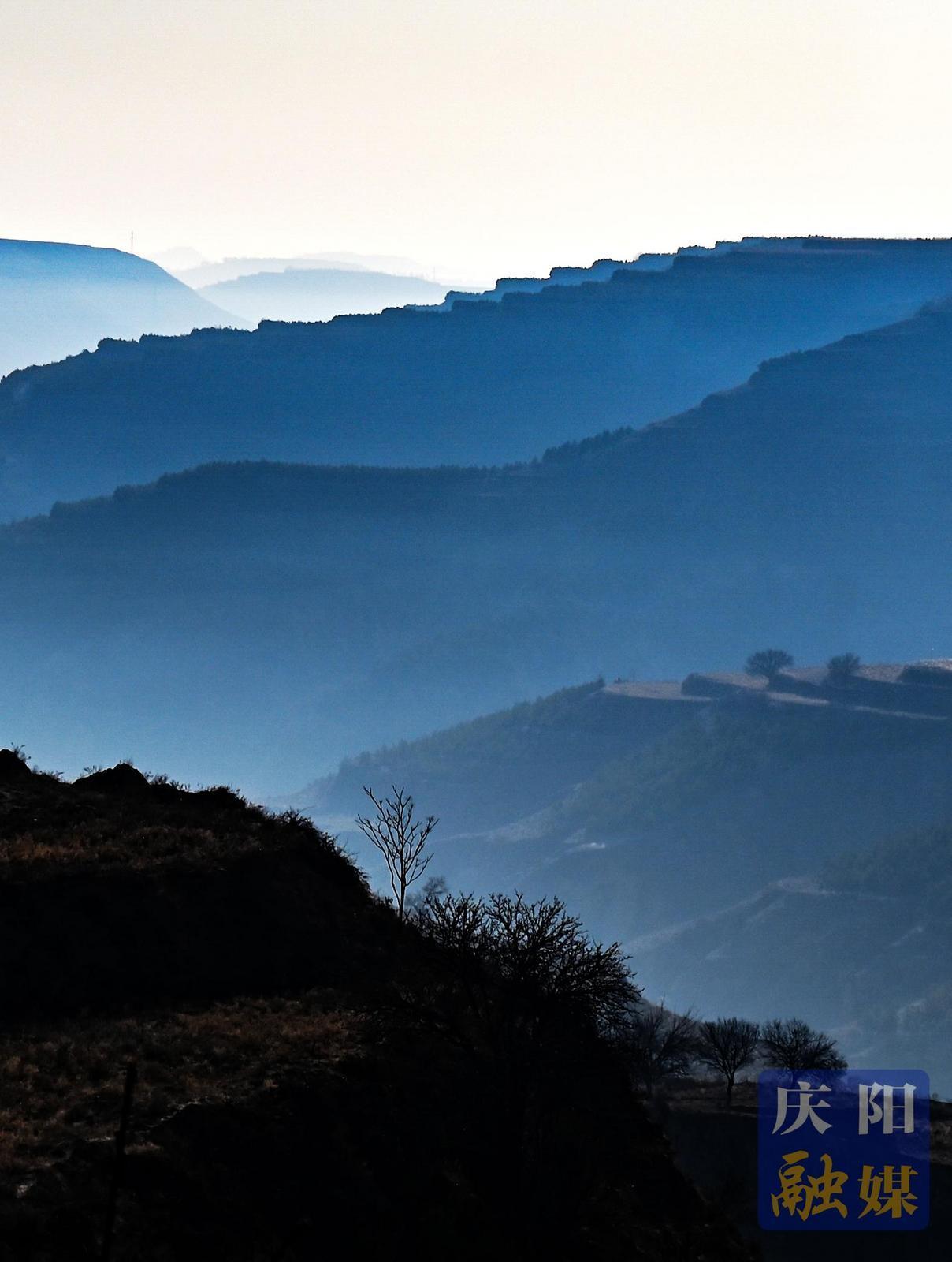 【大美慶陽】華池縣柔遠(yuǎn)鎮(zhèn)土坪村冬景