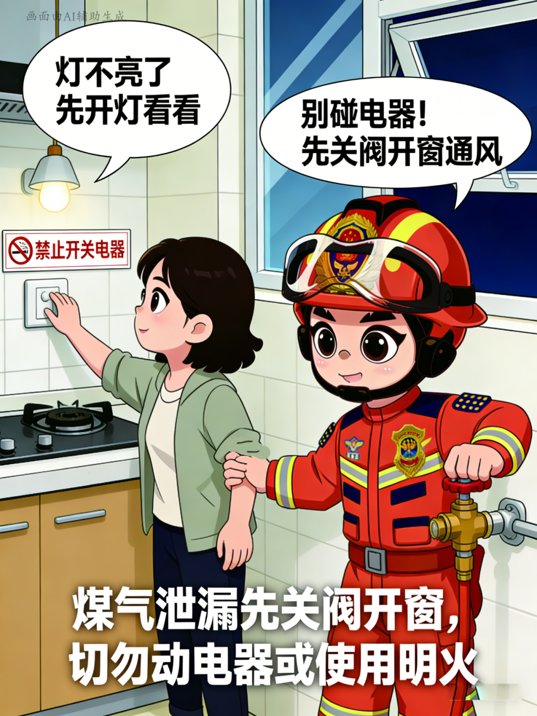 慶陽(yáng)消防有“畫”說(shuō) 冬季取暖別大意！